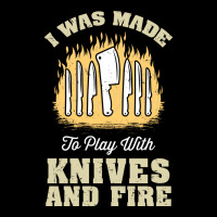 I Was Made To Play With Knives And Fire Travel Men's Long Sleeve Pajama Set | Artistshot