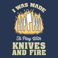 I Was Made To Play With Knives And Fire Travel Men Denim Jacket | Artistshot