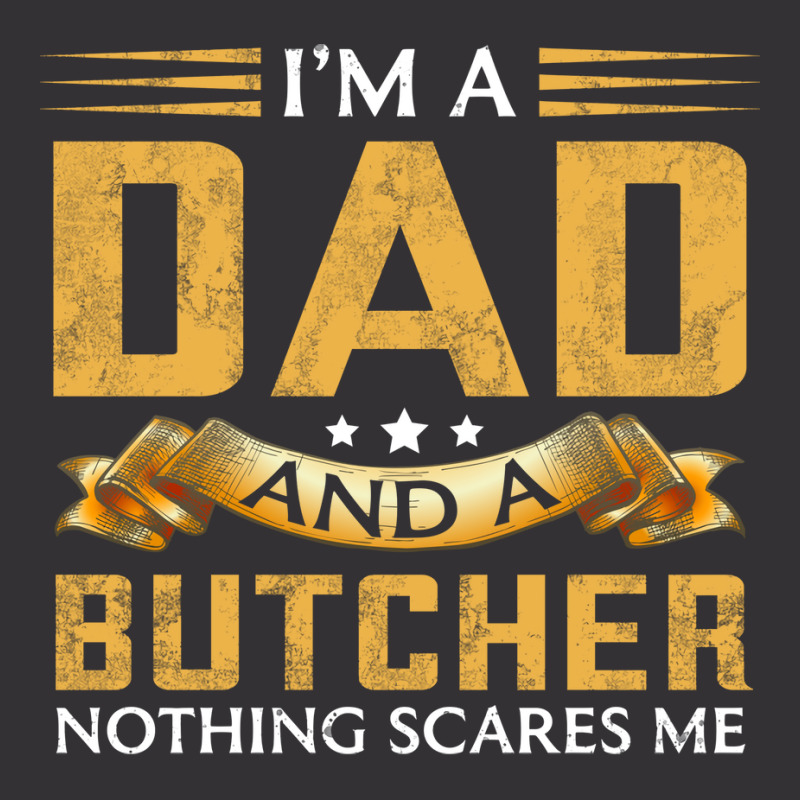 Im A Dad And A Butcher Funny Father Music Vintage Hoodie And Short Set by blumenrubanq | Artistshot