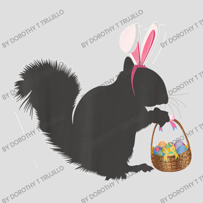 Funny Easter Squirrel Easter Basket And Bunny Ears V-Neck Tee by Dorothy T Trujillo | Artistshot