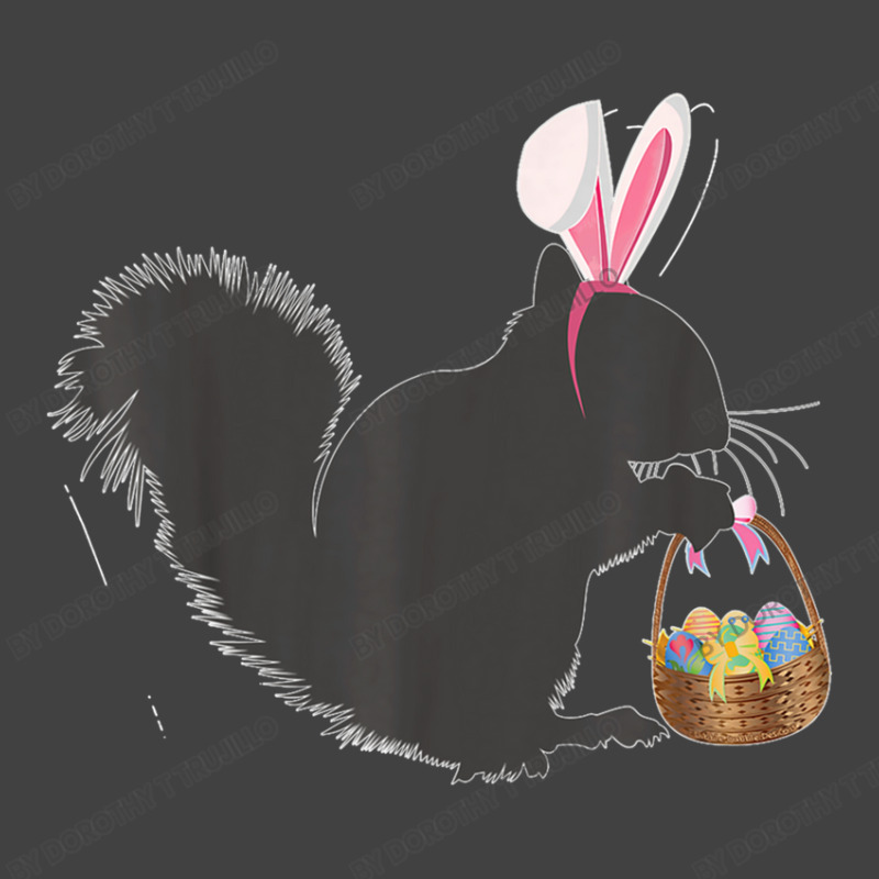 Funny Easter Squirrel Easter Basket And Bunny Ears Vintage T-Shirt by Dorothy T Trujillo | Artistshot