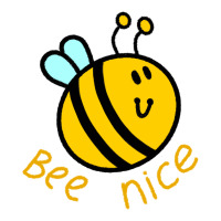 Bee Nice Humor V-neck Tee | Artistshot