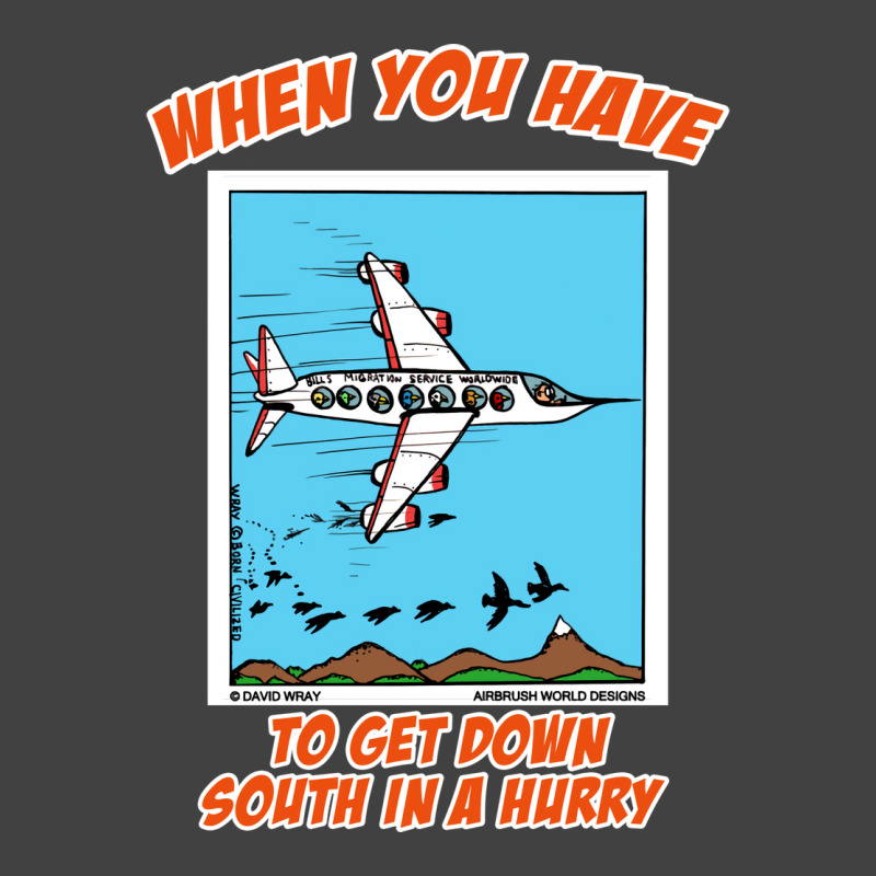 Bird Migration Service Airline Funny Animal Novelt Vintage T-shirt | Artistshot