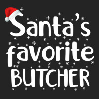 Santas Favorite Butcher Funny Christmas Saying Gir 3/4 Sleeve Shirt | Artistshot