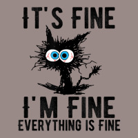 It's Fine I'm Fine Everything Is Fine Funny Cat Ki Vintage T-shirt | Artistshot