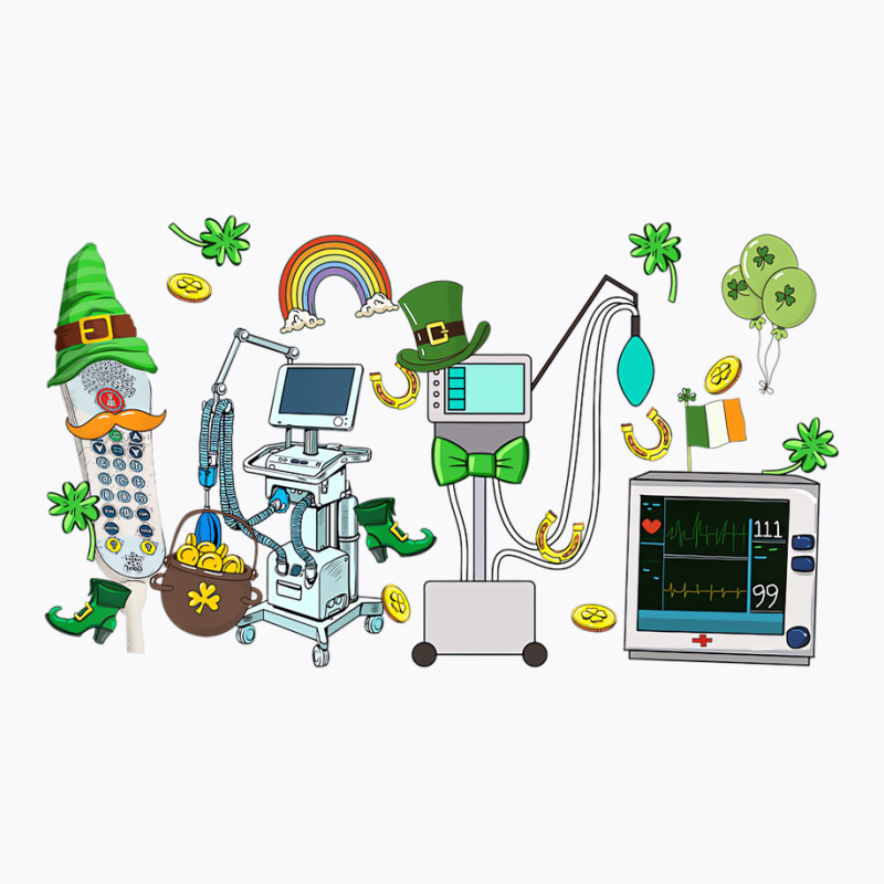 Lucky Shamrock Happy St Patricks Day Funny Icu Nur T-shirt | Artistshot