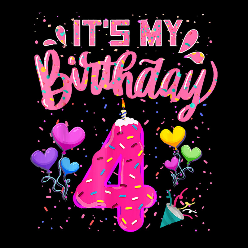 It's My 4th Birthday Doughnut Happy 4 Years Old Gi Lightweight Hoodie | Artistshot