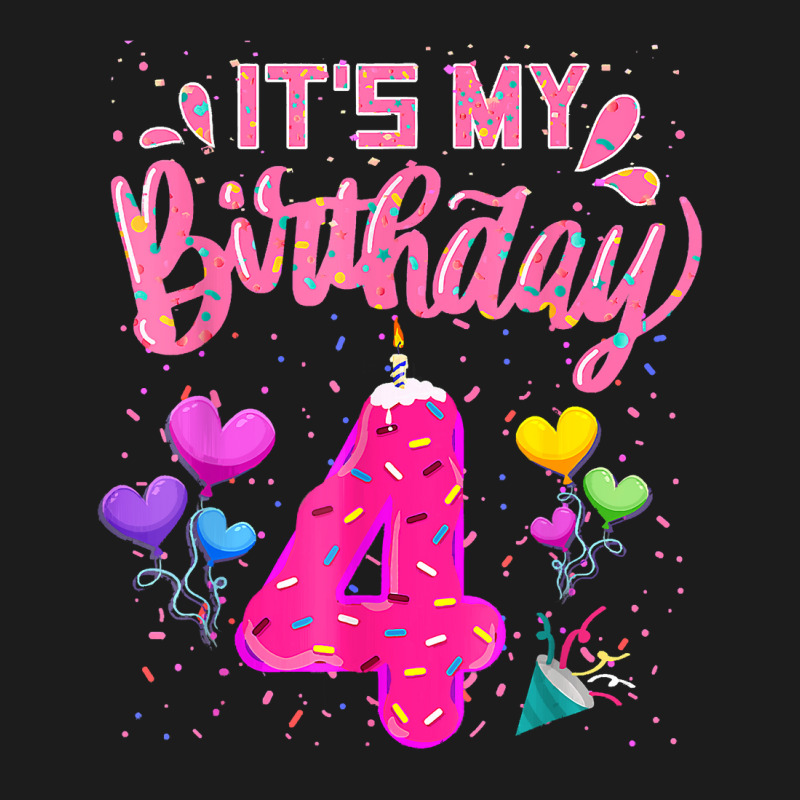 It's My 4th Birthday Doughnut Happy 4 Years Old Gi Hoodie & Jogger Set | Artistshot