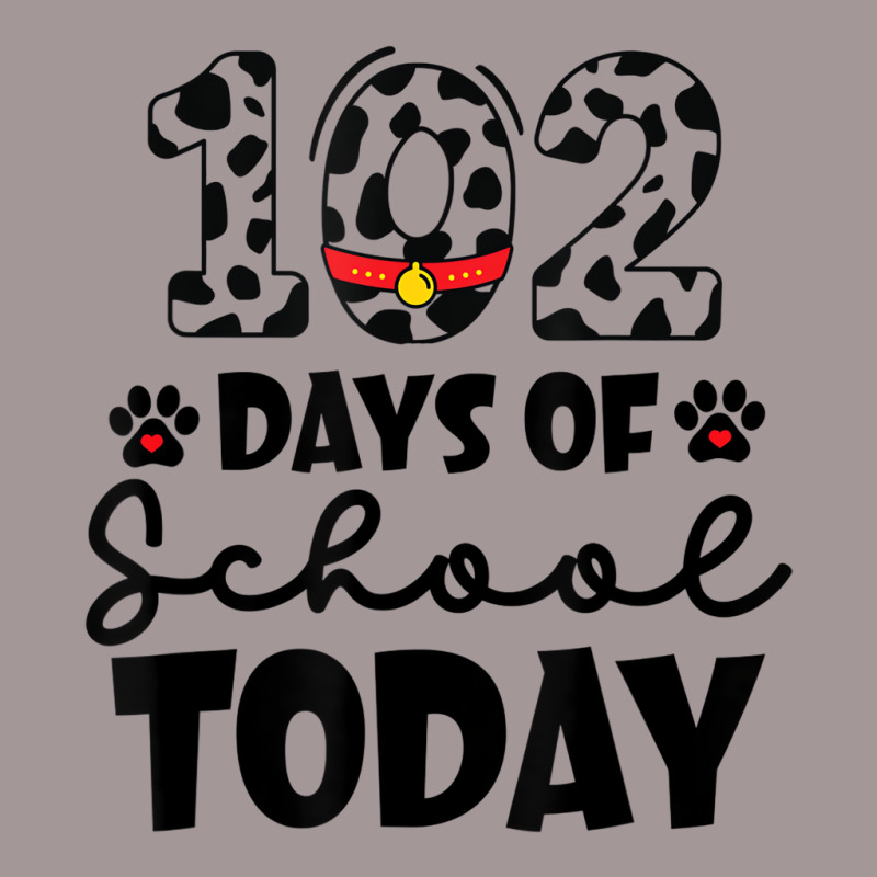 Cute Dalmatian 102 Days Of School Today Dog Lover Vintage Hoodie | Artistshot