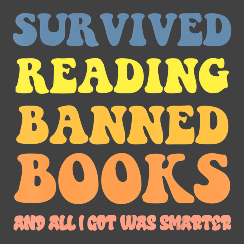 Mens I Survived Reading Banned Books Reader Bookwo Vintage T-shirt | Artistshot