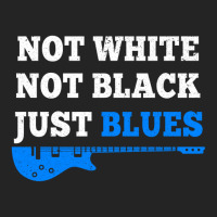 Not White Not Black Just Blues Mens T Shirt Music 3/4 Sleeve Shirt | Artistshot