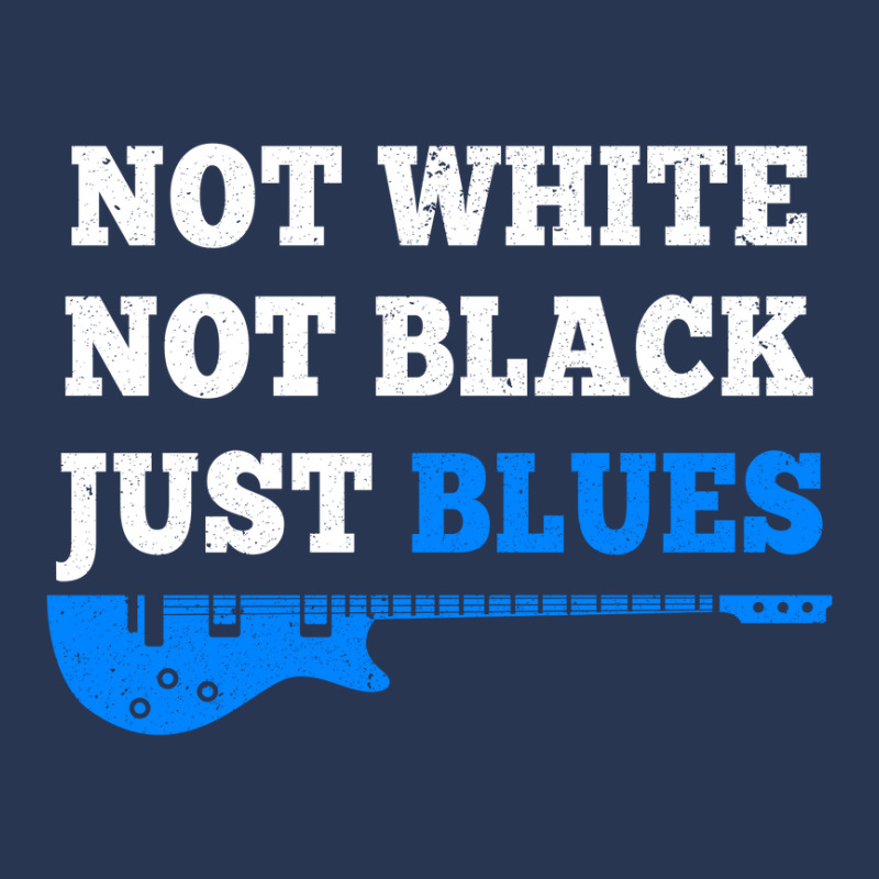 Not White Not Black Just Blues Mens T Shirt Music Ladies Denim Jacket by David_True | Artistshot