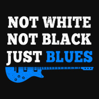 Not White Not Black Just Blues Mens T Shirt Music Crop Top | Artistshot