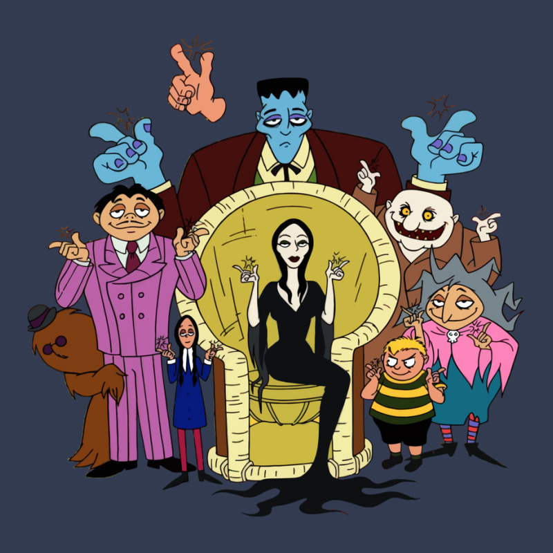 The Adams Family Cartoon Hb V-neck Tee | Artistshot