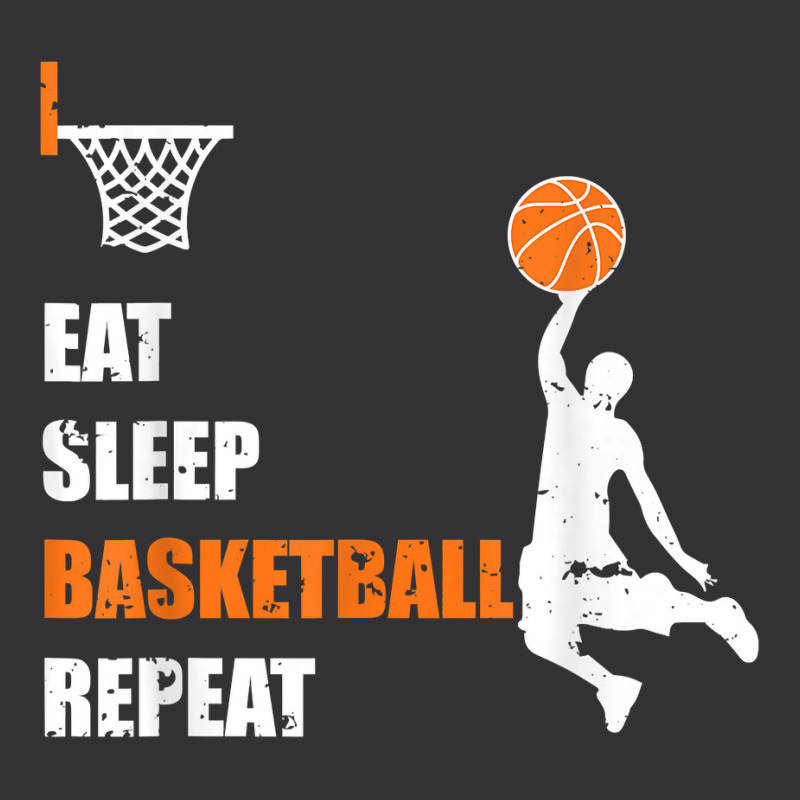 Custom Eat Sleep Basketball Repeat Basketball Boys And Gi Vintage ...