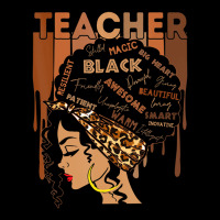 Black Woman Teacher Afro Retro Black History Month Men's Long Sleeve Pajama Set | Artistshot