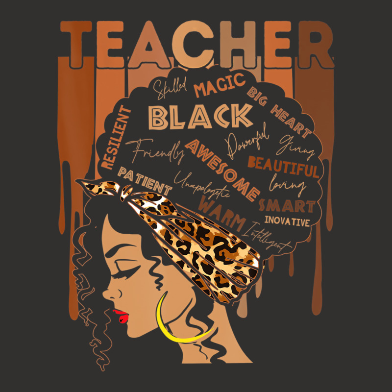 Black Woman Teacher Afro Retro Black History Month Champion Hoodie | Artistshot