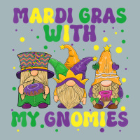 Funny Mardi Gras With Three Gnomes Mardi Gras And Unisex Sherpa-lined Denim Jacket | Artistshot