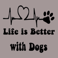 Heartbeat Dog Lovers Life Is Better With Dogs Funn Vintage Short | Artistshot