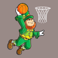 Leprechaun Basketball Dunk St Patricks Day Boys Me Vintage T-shirt | Artistshot