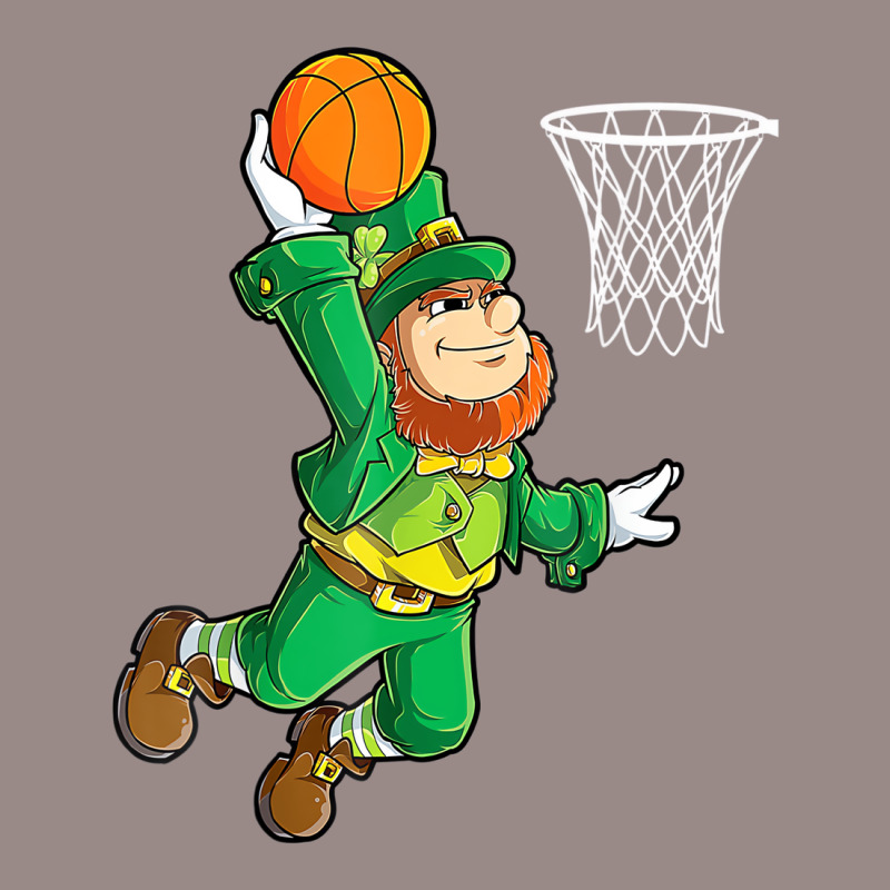 Leprechaun Basketball Dunk St Patricks Day Boys Me Vintage T-shirt | Artistshot