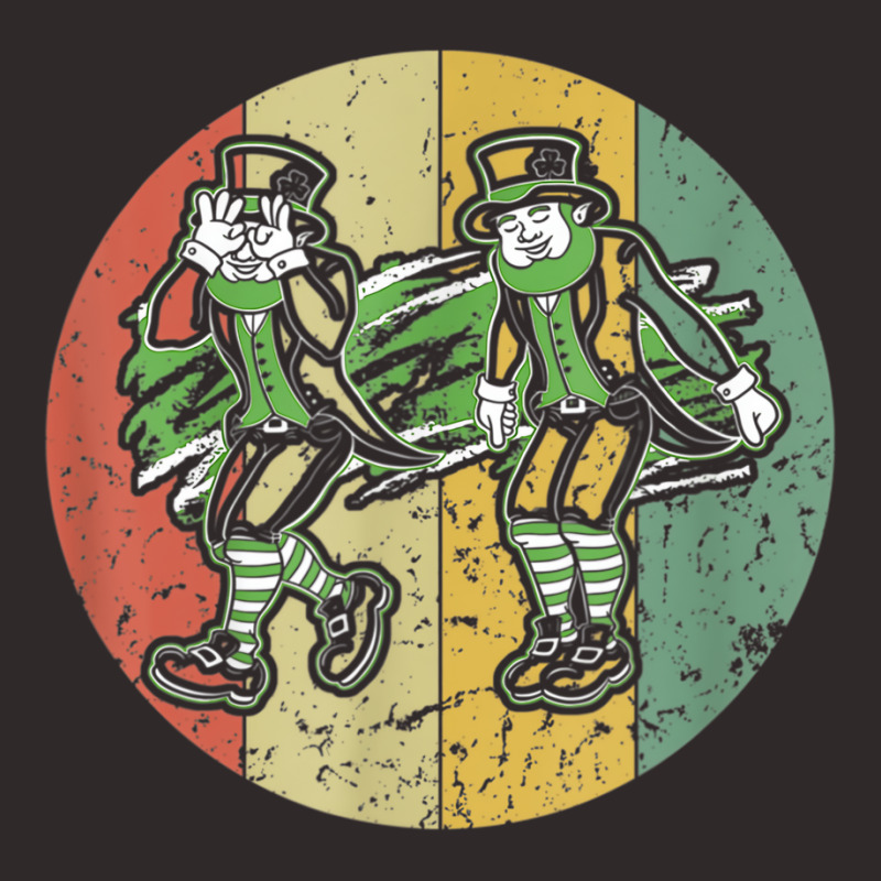 Custom Leprechaun Griddy Dance St Patricks Day 2023 Retro Racerback