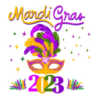 Mardi Gras 2023 Costume With Mask Sweatshirt V-neck Tee | Artistshot