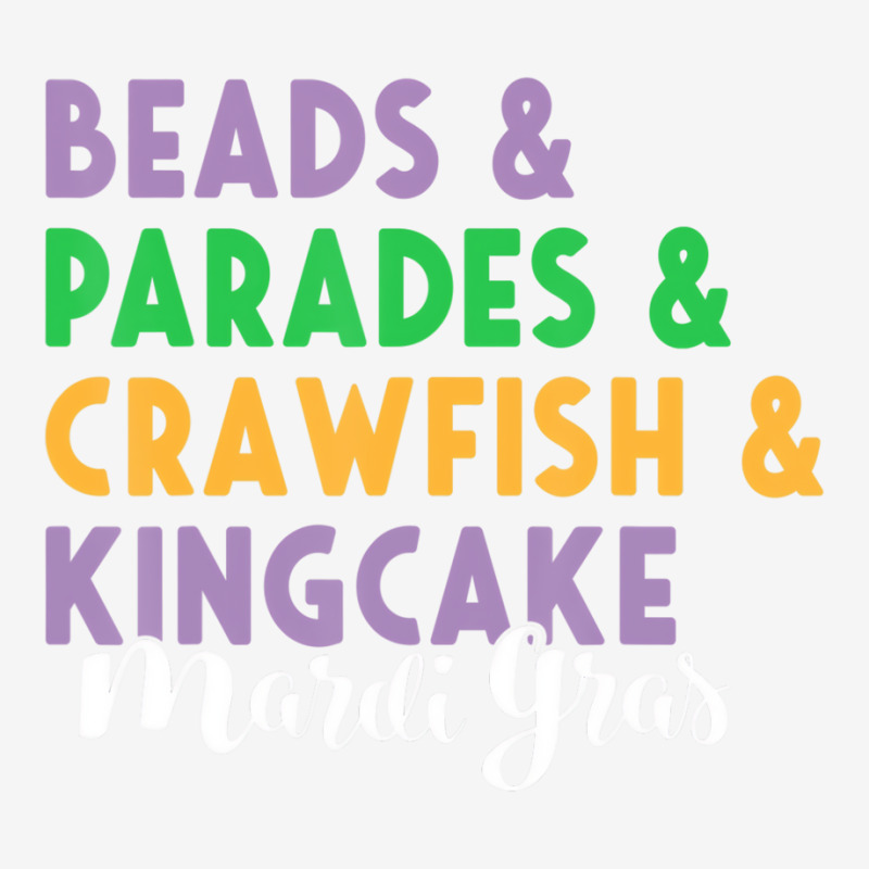 Mardi Gras Beads Parades King Cake CrawfishÂ fat Drawstring Bags | Artistshot