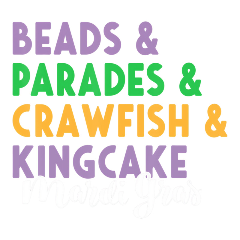 Mardi Gras Beads Parades King Cake CrawfishÂ fat Sticker | Artistshot