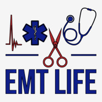 Emt Life Emergency Medical Technician Sweatshirt Landscape Canvas Print | Artistshot