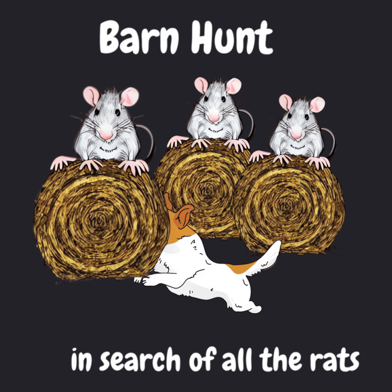 Funny Barn Hunt   In Search Of Rats With Jack Russ Unisex Sherpa-Lined Denim Jacket by eischeid | Artistshot