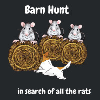 Funny Barn Hunt   In Search Of Rats With Jack Russ Crewneck Sweatshirt | Artistshot