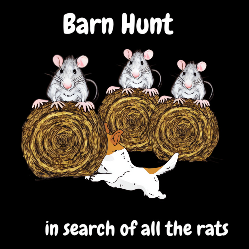 Funny Barn Hunt   In Search Of Rats With Jack Russ Long Sleeve Shirts by eischeid | Artistshot