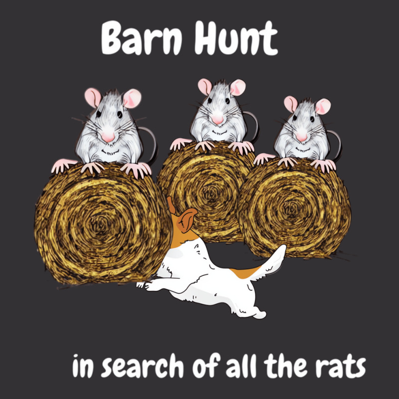 Funny Barn Hunt   In Search Of Rats With Jack Russ Vintage Hoodie by eischeid | Artistshot