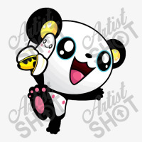 Panda Banana Ladies Fitted T-shirt | Artistshot