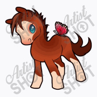 Pony With Butterfly T-shirt | Artistshot