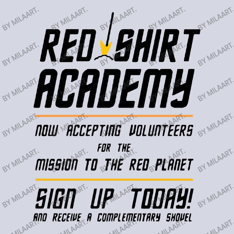 Red Shirt Academy Fleece Short by MilaArt. | Artistshot