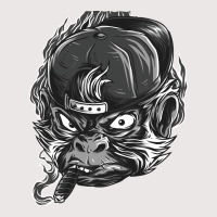 Angry Gorilla In A Cap Hipster Pocket T-shirt | Artistshot