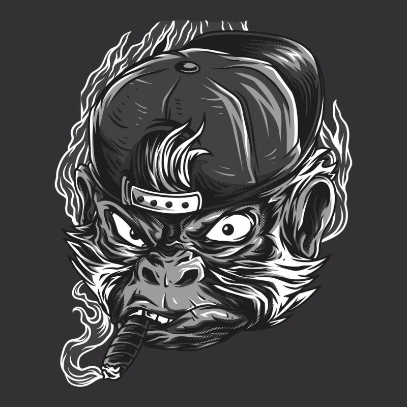 Angry Gorilla In A Cap Hipster Vintage Hoodie And Short Set by iveryamnnj | Artistshot