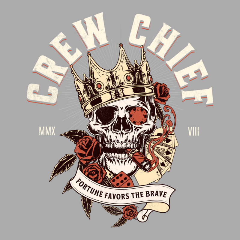 Crew Chief Skull With Cigar Design T-Shirt by zekrinatorer | Artistshot