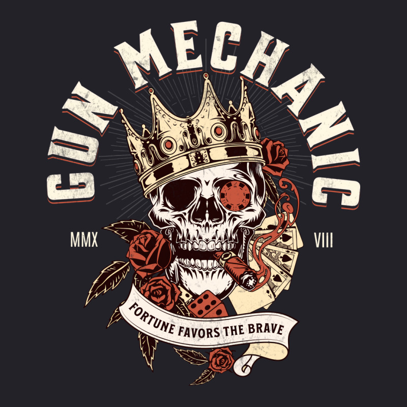 Gun Mechanic Skull With Cigar Design Unisex Sherpa-lined Denim Jacket | Artistshot