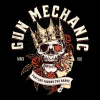 Gun Mechanic Skull With Cigar Design Pocket T-shirt | Artistshot