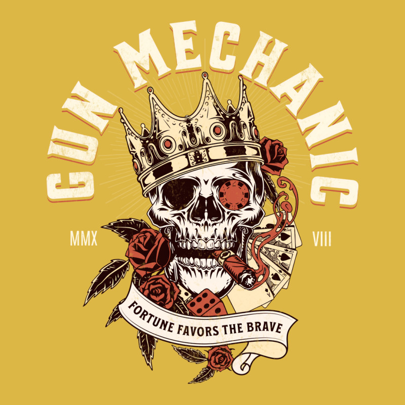 Gun Mechanic Skull With Cigar Design Classic T-shirt | Artistshot