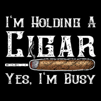 Im Holding A Cigar Yes Im Busy Summer Men's Long Sleeve Pajama Set | Artistshot