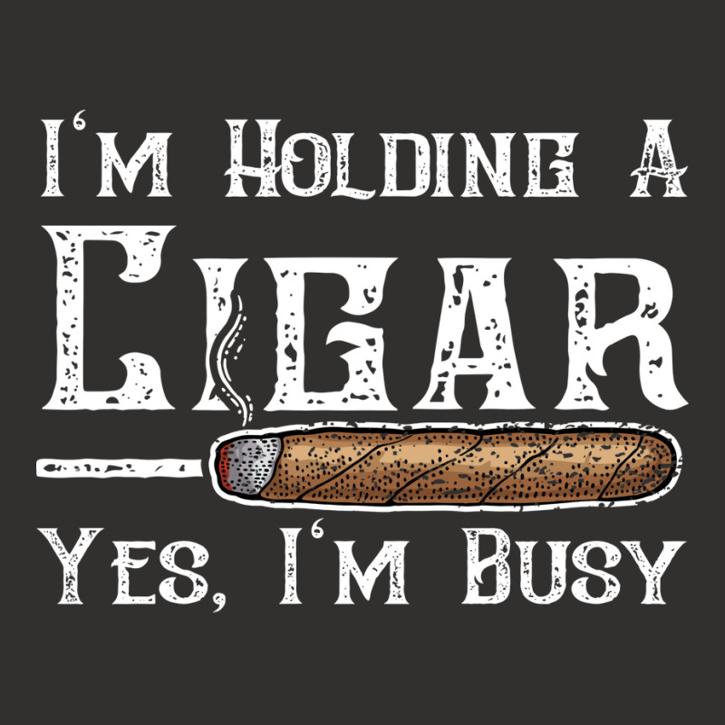 Im Holding A Cigar Yes Im Busy Summer Champion Hoodie | Artistshot