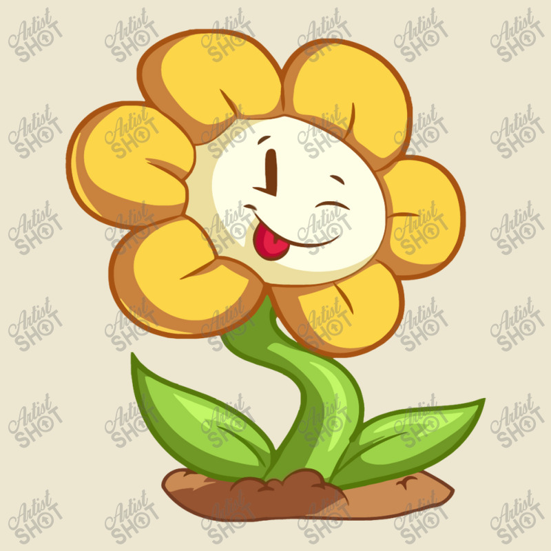 Undertale Smiling Flowey Cropped Hoodie by masalembo | Artistshot