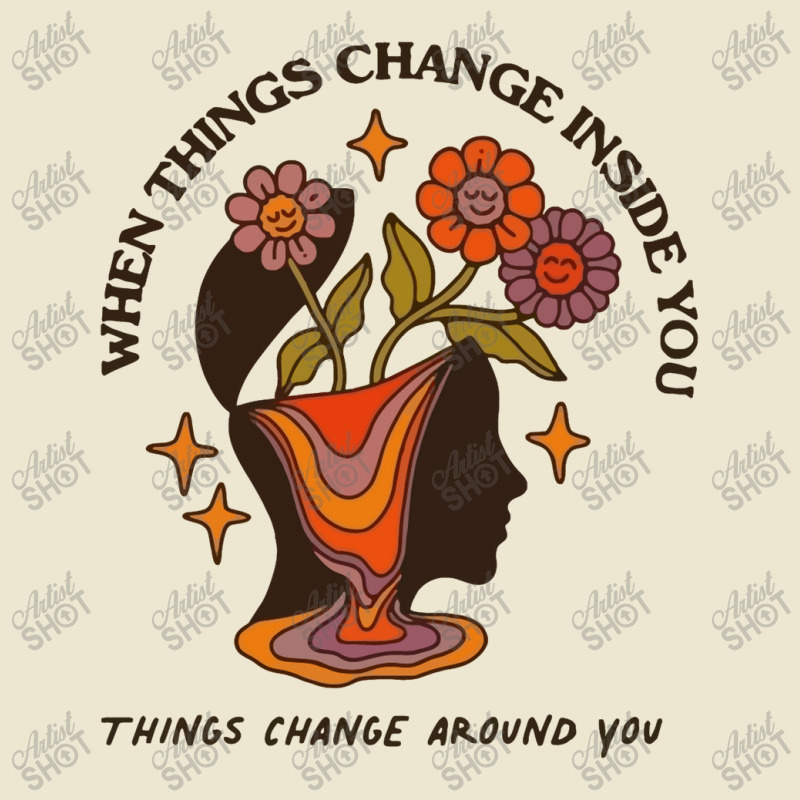 When Things Change Inside Of You, Things Change Ar Cropped Hoodie by masalembo | Artistshot