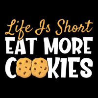 Life Is Short Eat More Cookies Baking Chocolate Co Men's Long Sleeve Pajama Set | Artistshot