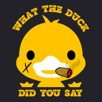 What The Duck Did You Say Funny Sayings Funny Duck Unisex Sherpa-lined Denim Jacket | Artistshot