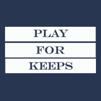 Play For Keeps Quote Men Denim Jacket | Artistshot